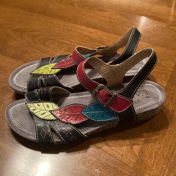 L’ARTISTE Womens Spring Step Kukonda Sandal - size 38 US 7.5/8 - Picture 5 of 17